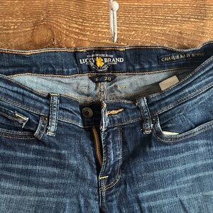 Lucky Brand Women’s Bootcut Jeans in Dark Blue Denim